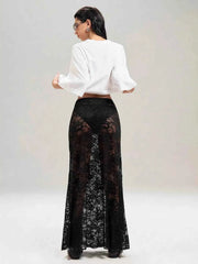 Lace Maxi Skirt — view 4