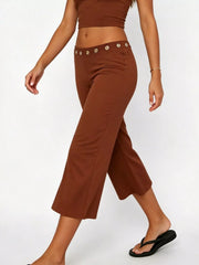 Mid Rise Capris Pants — view 8