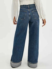 Cuffed Jeans with Pockets for Effortless Style — view 3
