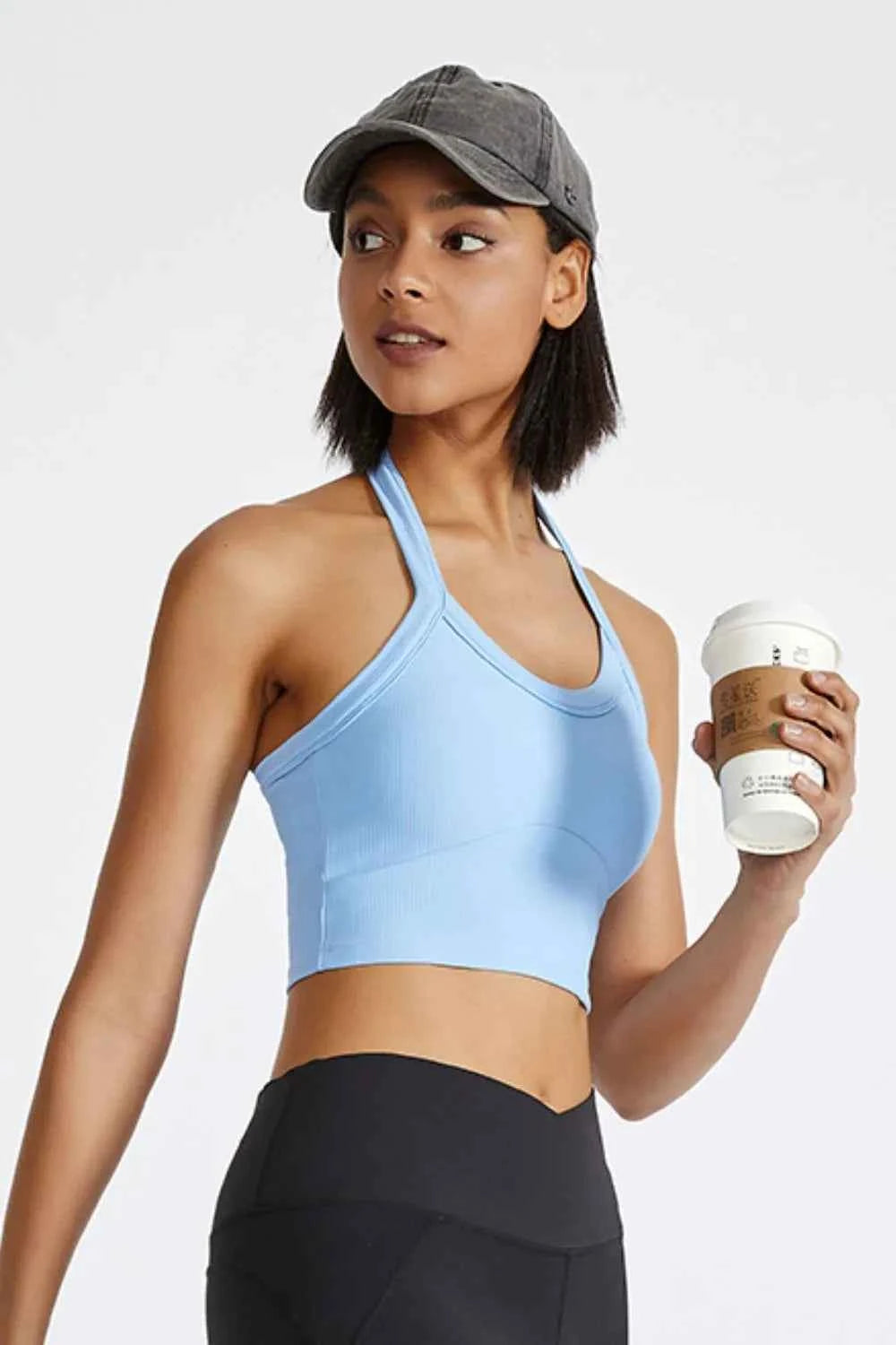Halter Neck Active Cami - Your Perfect Workout Companion — view 4