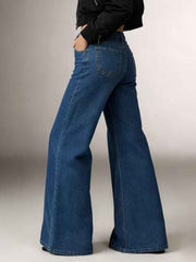 High-Waisted Flare Leg Jeans for Ultimate Comfort and Style — view 5