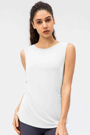 Cutout Reversible Active Tank: Versatile Comfort for Every Workout — view 8