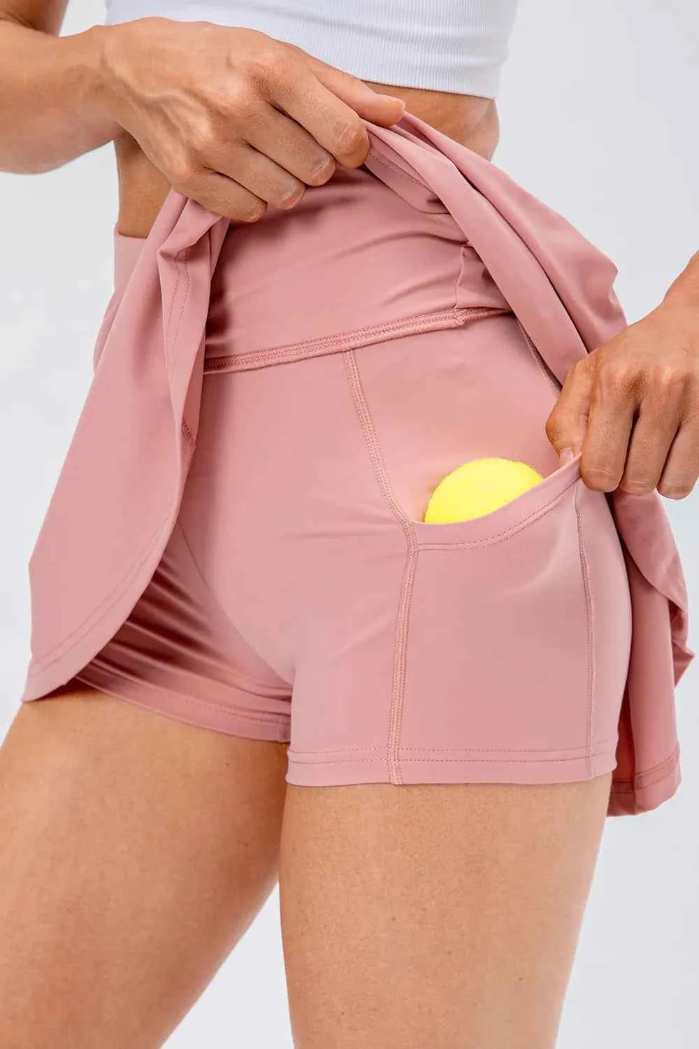 High Waist Pleated Active Skirt - Stylish Comfort for Every Move — view 5