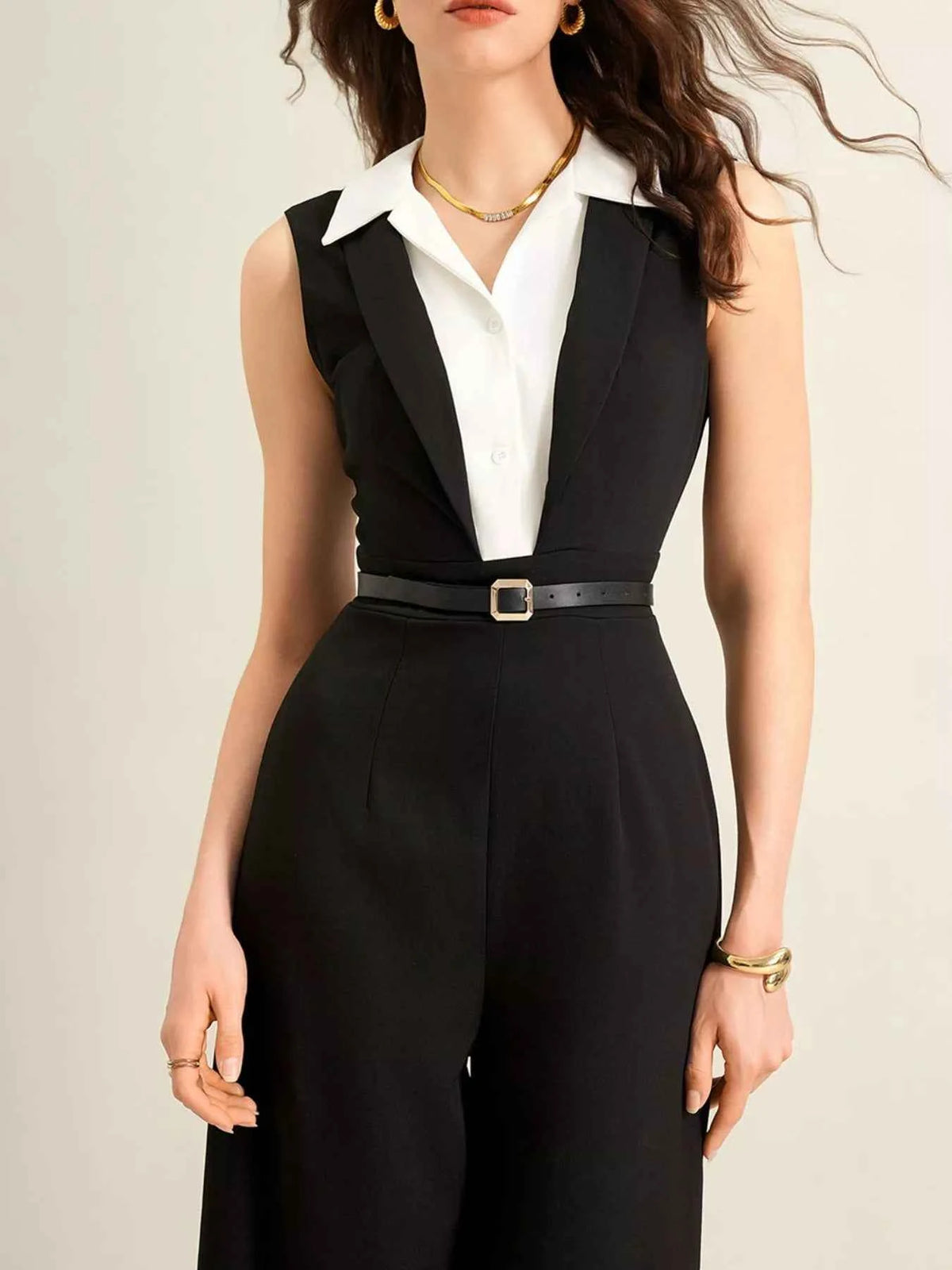 Sleeveless Wide Leg Jumpsuit — view 1
