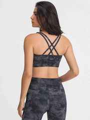 Millennia Crisscross Scoop Neck Active Tank — view 20