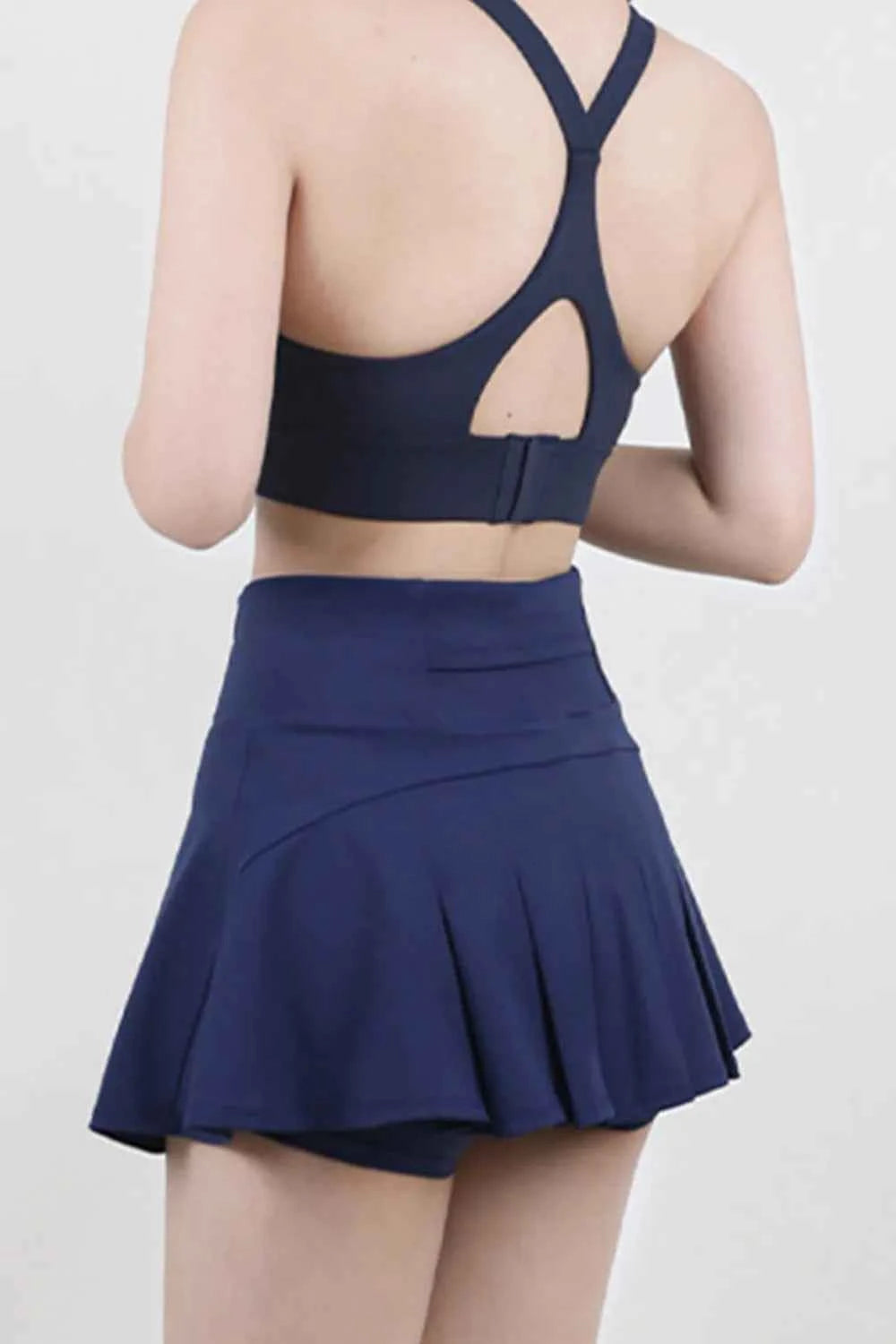 High Waist Pleated Active Skirt - Elevate Your Activewear Game — view 3