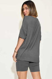 Transform Your Style with Our V-Neck T-Shirt and Shorts Set — view 29