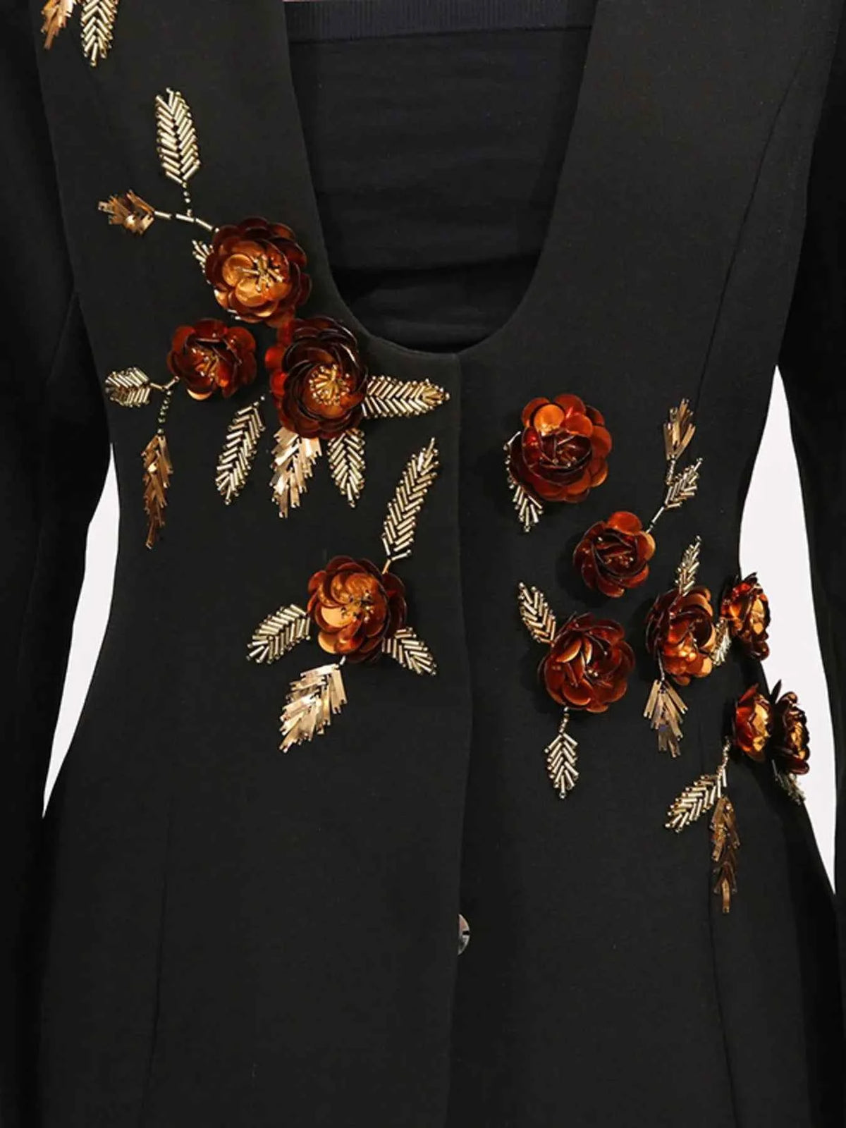 Embroidered Long Sleeve Blazer — view 2