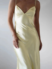 Satin Backless Cami Dress — view 11