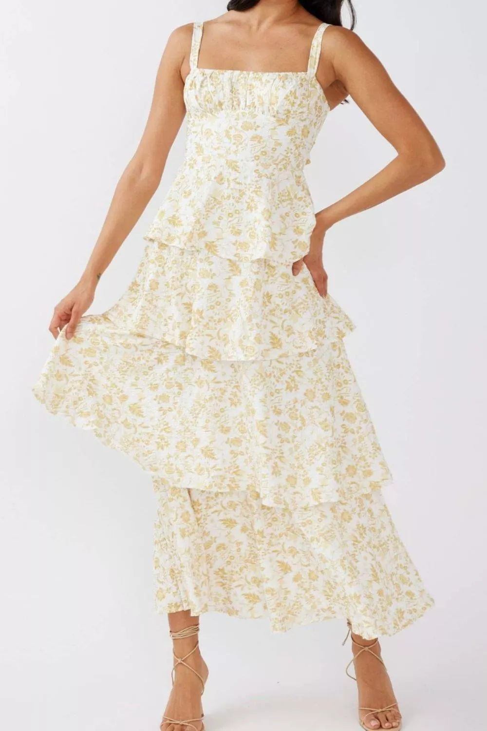 Floral Layered Maxi Dress — view 16
