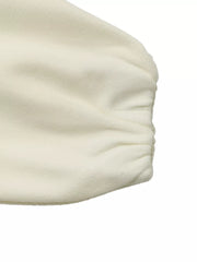 Fleece Bomber Jacket with Zipper Closure — view 9