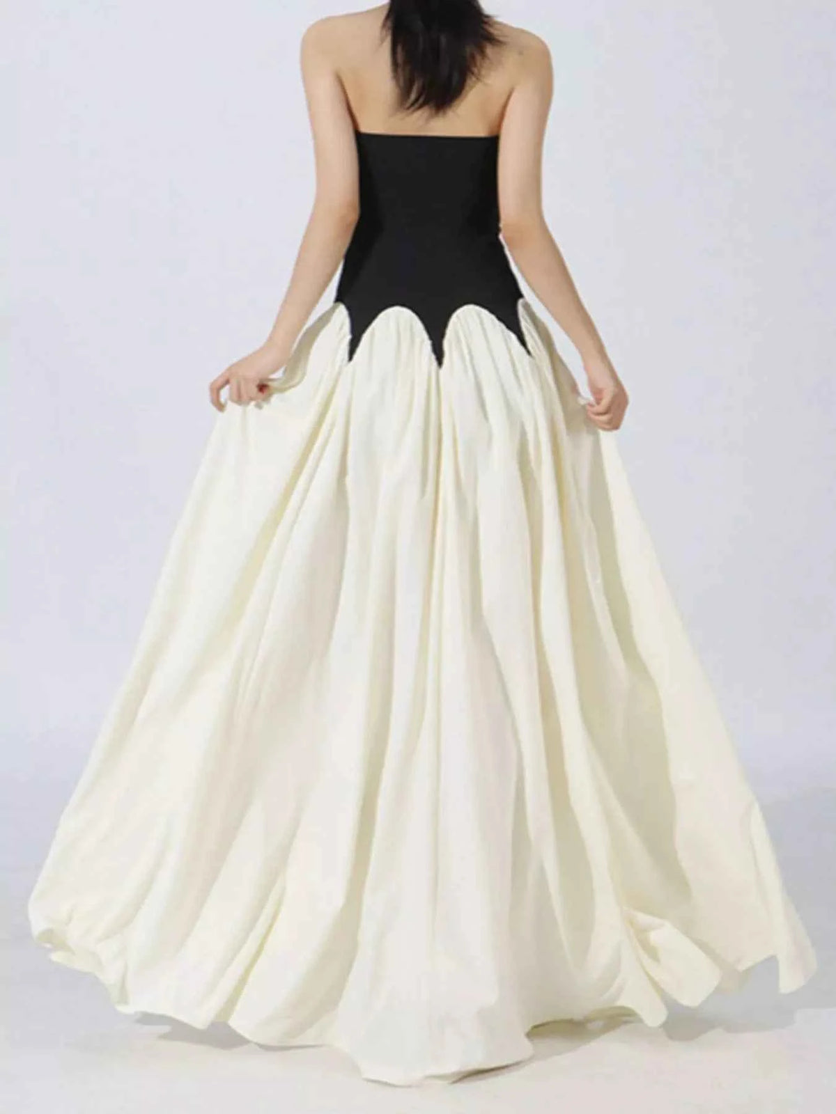 Two Tone Tube Maxi Dress — view 5