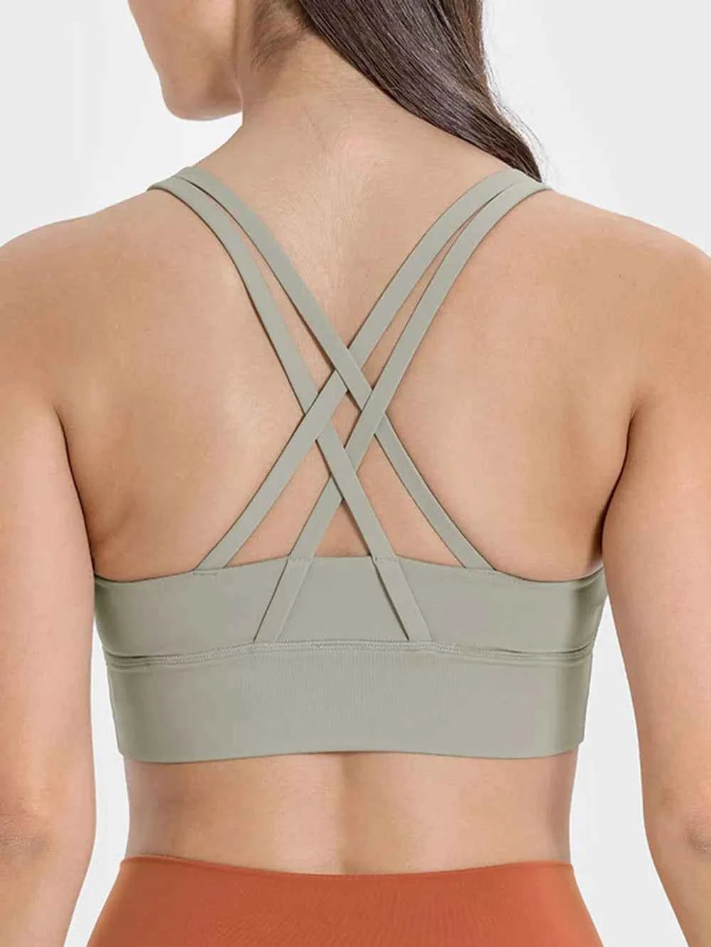 Millennia Crisscross Scoop Neck Active Tank — view 17