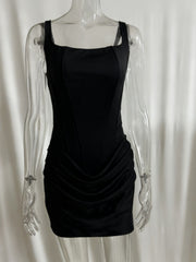 Ruched Sleeveless Mini Dress — view 12