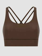 Millennia Crisscross Scoop Neck Active Tank — view 6