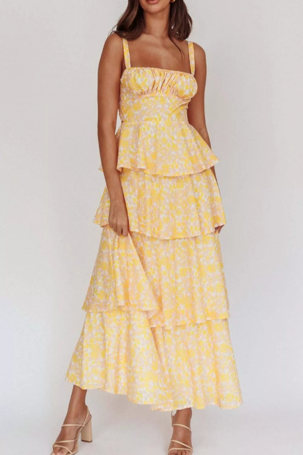Floral Layered Maxi Dress — view 8
