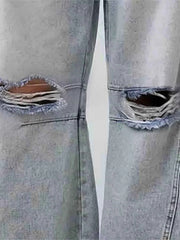 Distressed Wide Leg Jeans: Effortless Style Meets Comfort — view 3