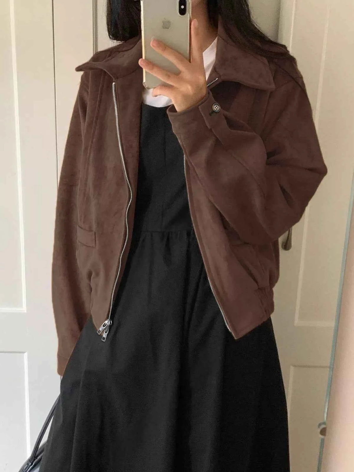 Zip Up Long Sleeve Jacket - Your Perfect Layering Essential — view 3
