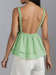 Lace Detail Layered Cami — view 11