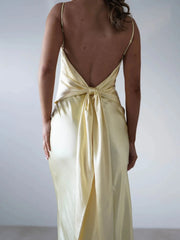 Satin Backless Cami Dress — view 13