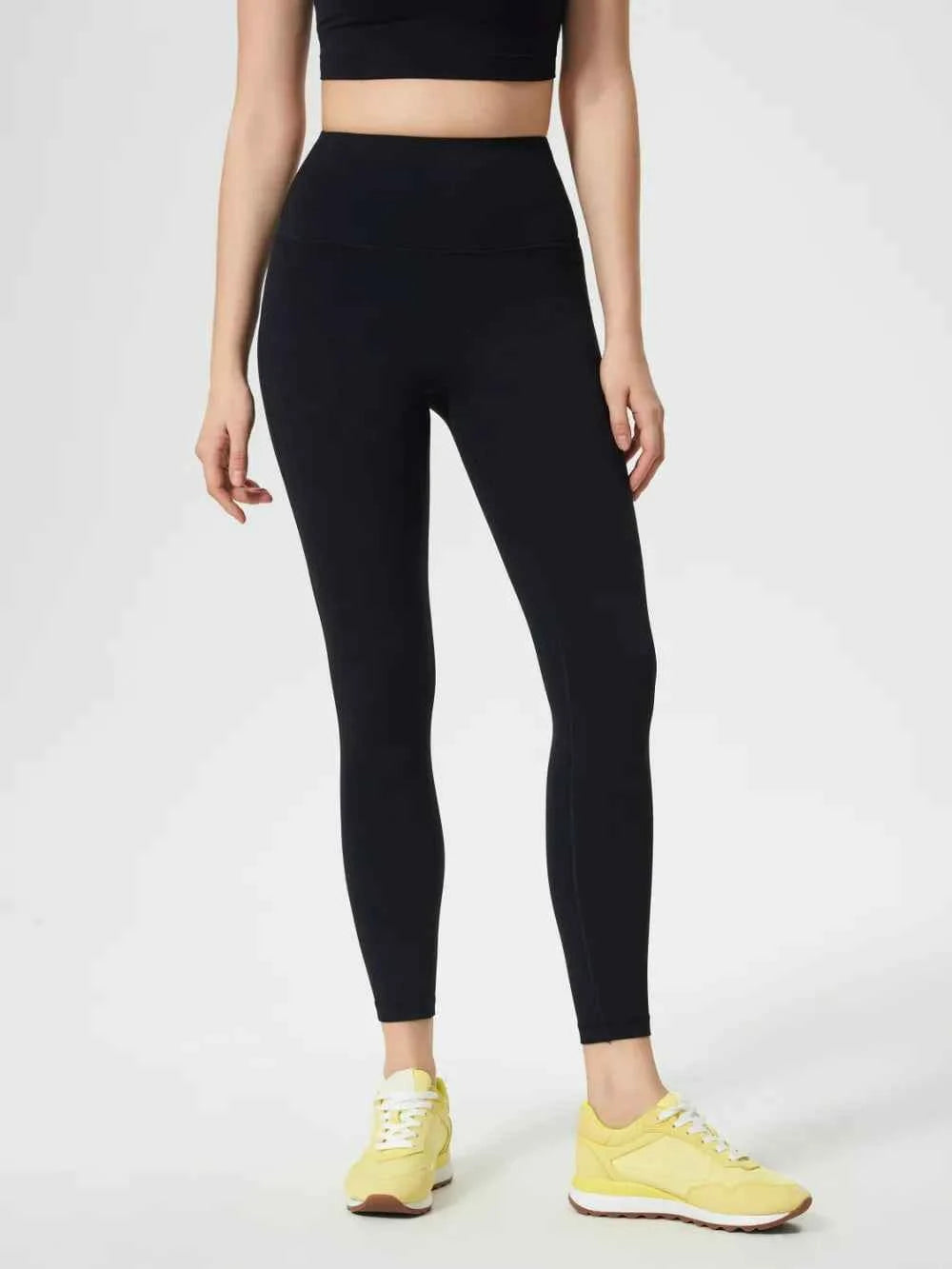 Wide Waistband Active Leggings for Ultimate Comfort & Performance — view 3