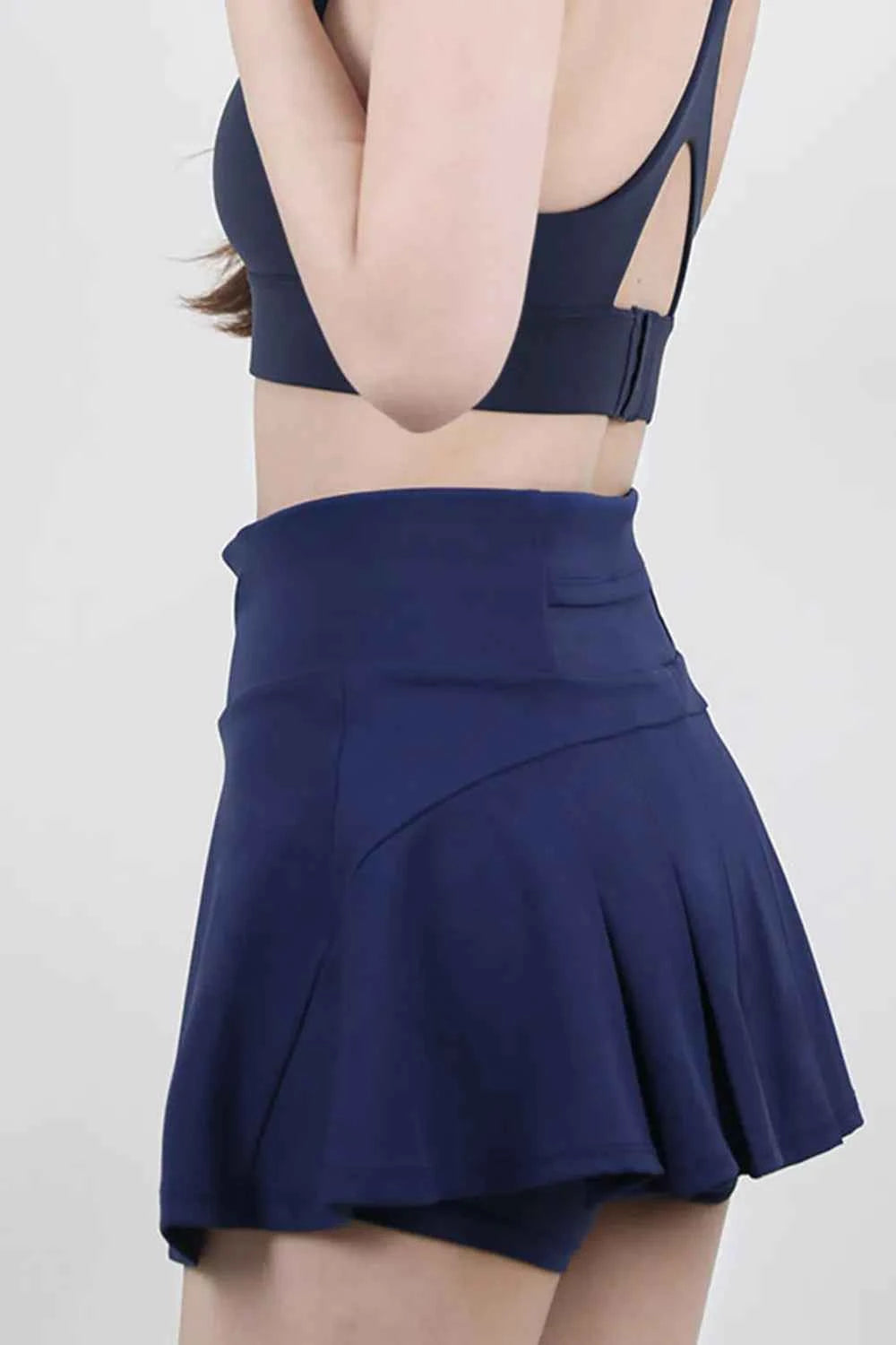 High Waist Pleated Active Skirt - Elevate Your Activewear Game — view 2