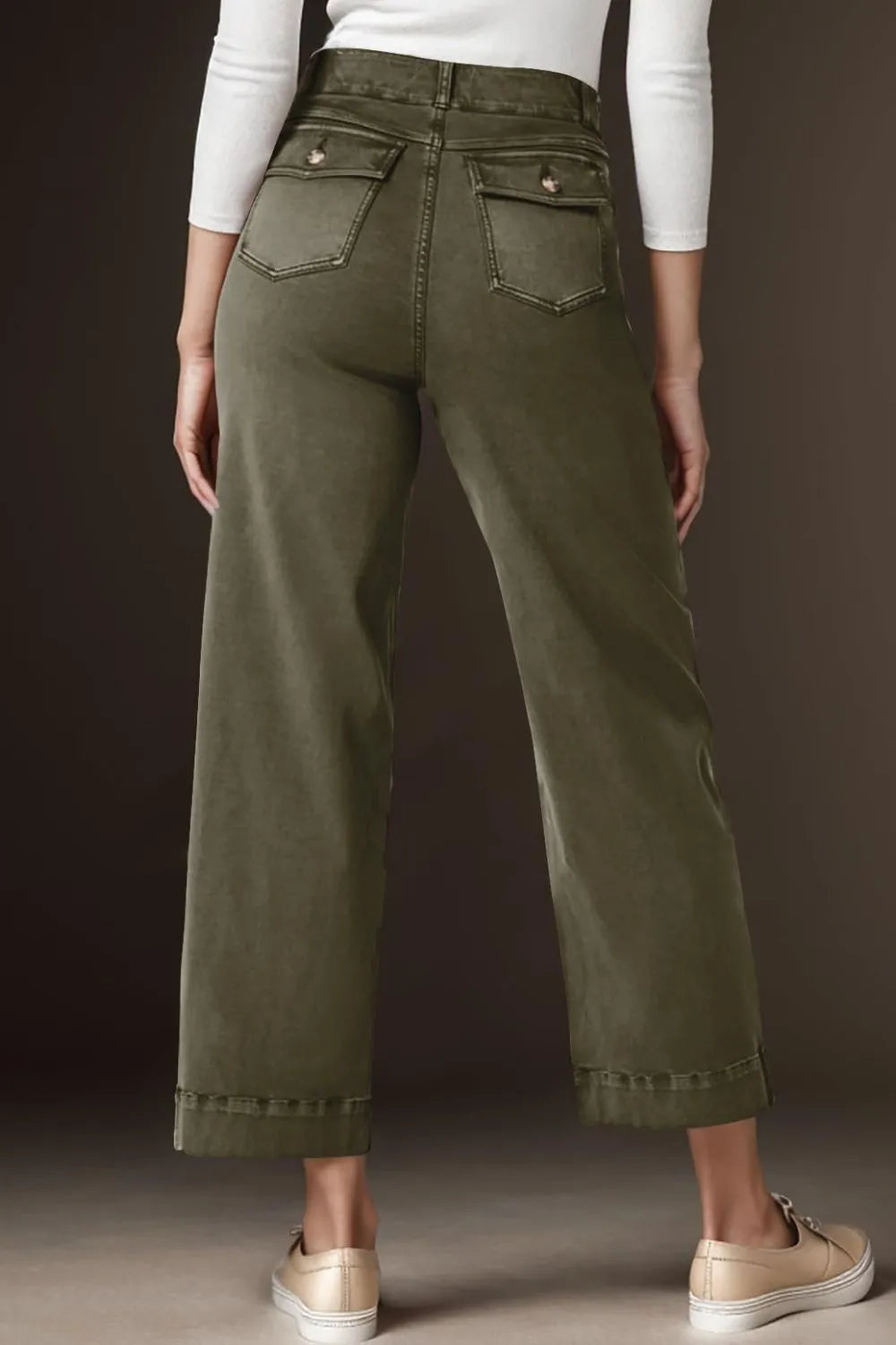 High Waist Jeans with Pockets - Effortless Style & Comfort — view 36