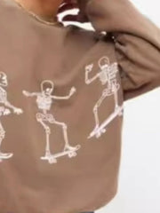 Skeleton Graphic Oversized Sweatshirt — view 14