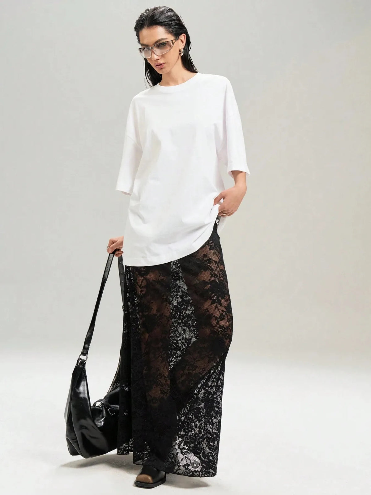 Lace Maxi Skirt — view 6