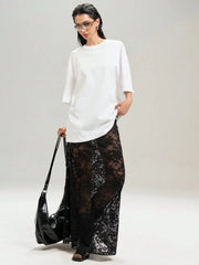 Lace Maxi Skirt — view 6