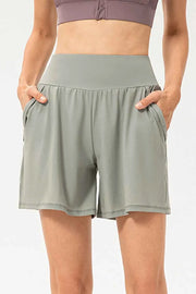 Pocketed Elastic Waist Active Shorts for Ultimate Comfort — view 1