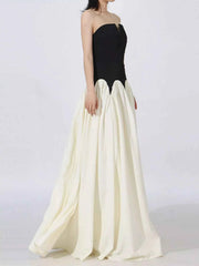 Two Tone Tube Maxi Dress — view 4