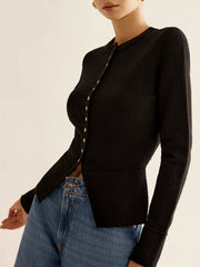 Button-Down Slim Fit Cardigan — view 6