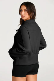 Half Zip Long Sleeve Sweatshirt — view 14