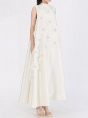 Floral Embellished Sleeveless Maxi Dress — view 7