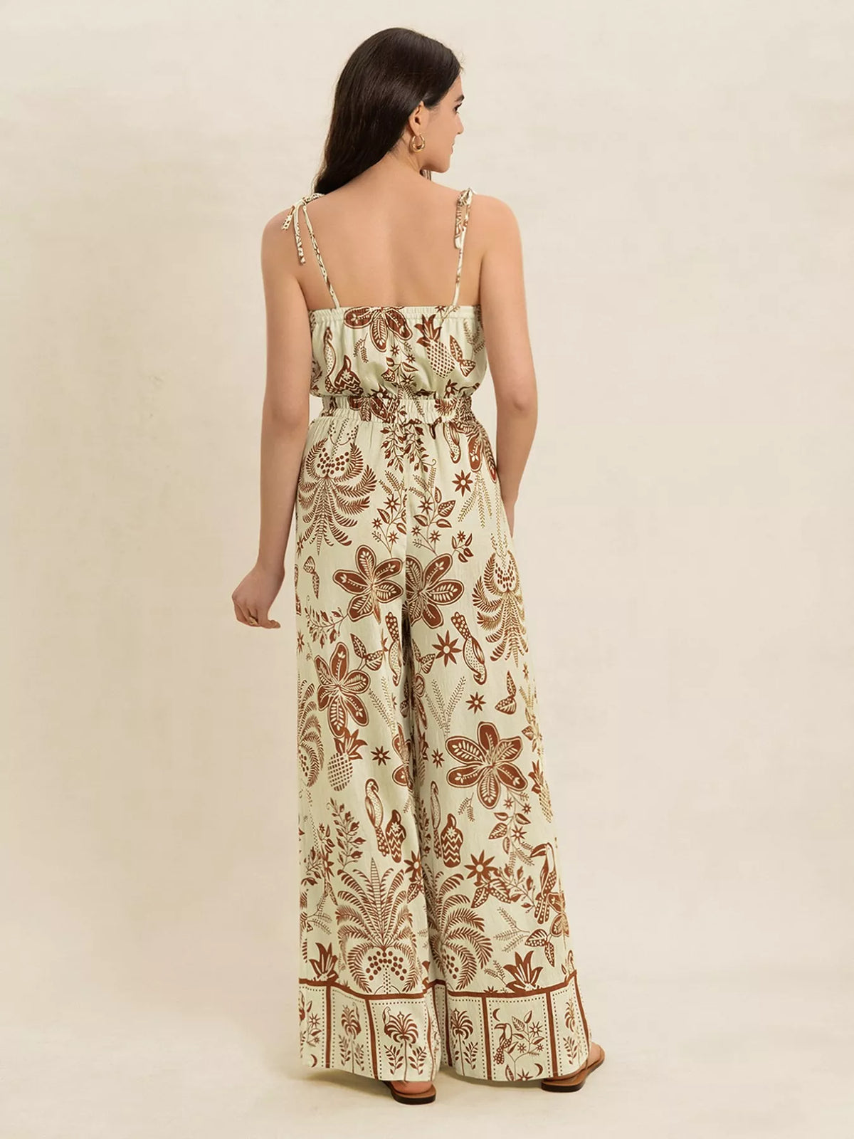 Tie Strap Wide Leg Jumpsuit — view 7