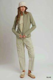 Soft Fleece Full Zip Jacket With Pockets — view 4