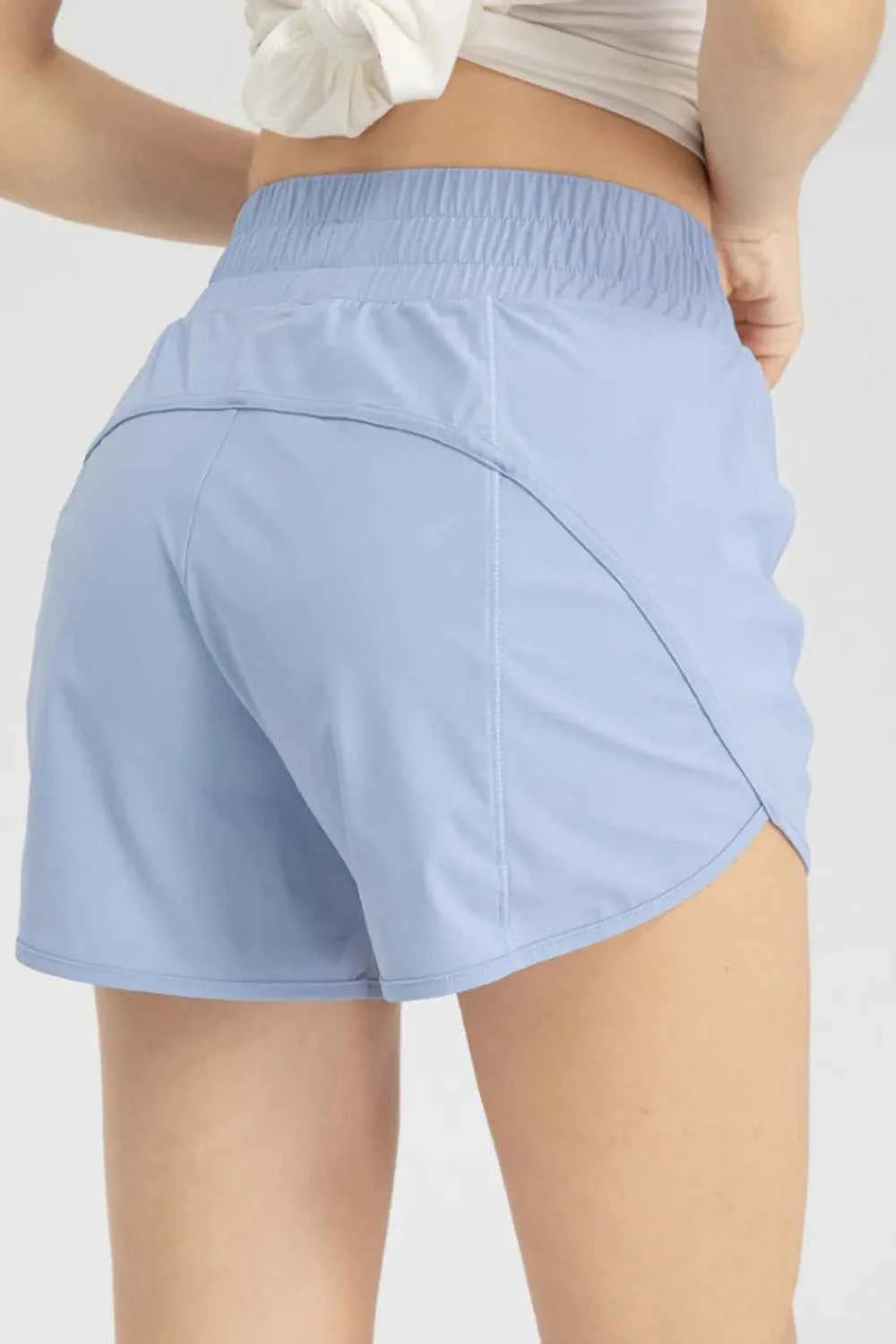 Elastic Waist Active Shorts - Comfort Meets Performance — view 2