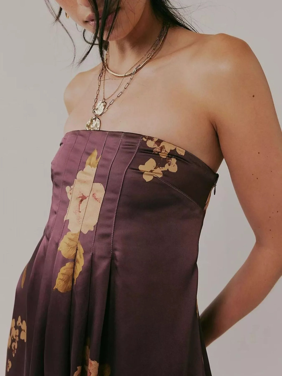Floral Print Sleeveless Maxi Dress — view 18