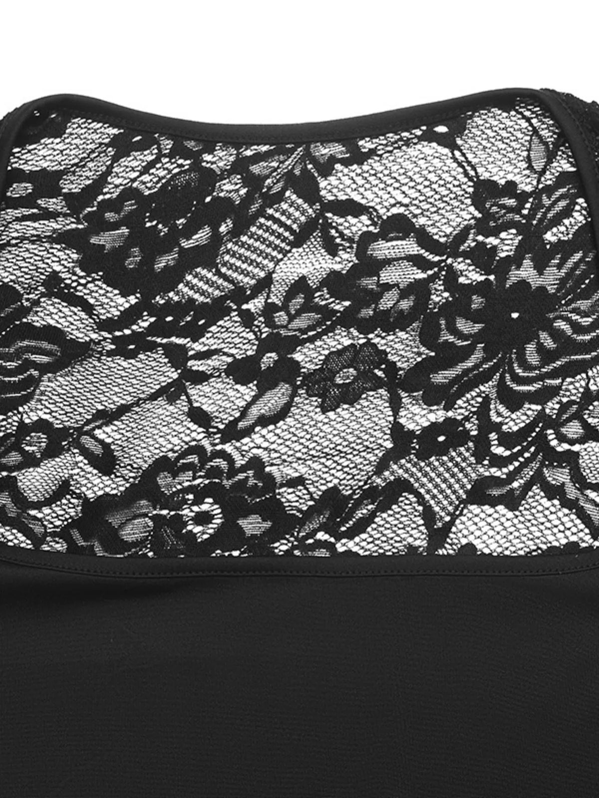 Lace Sleeve Square Neck Top — view 10