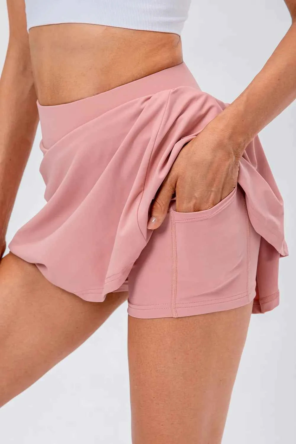 High Waist Pleated Active Skirt - Stylish Comfort for Every Move — view 3