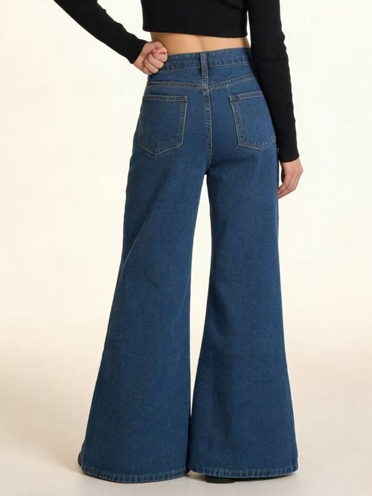 High-Waisted Flare Leg Jeans for Ultimate Comfort and Style — view 7