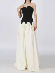 Two Tone Tube Maxi Dress — view 3