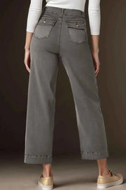 High Waist Jeans with Pockets - Effortless Style & Comfort — view 2