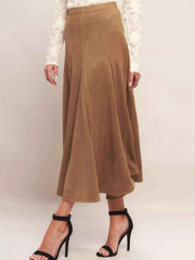 Flowy A-Line Midi Skirt — view 4