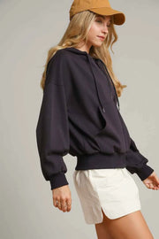 Zip-Up Fleece Hooded Jacket - Cozy and Stylish Comfort — view 2
