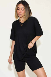Transform Your Style with Our V-Neck T-Shirt and Shorts Set — view 25