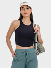 Round Neck Racerback Active Tank: Elevate Your Workout — view 6