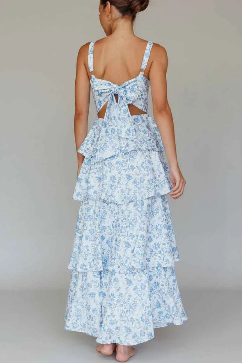 Floral Layered Maxi Dress — view 2