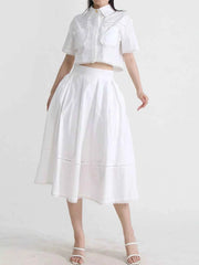 Chic Short Sleeve Set: Effortless Elegance for Every Occasion — view 3